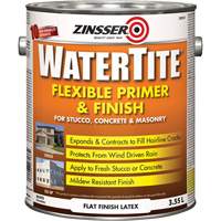Couche primaire et de finition flexible et r&eacute;sistante aux intemp&eacute;ries Watertite, 3,55 L, Gallon, Blanc Sécurité Médic