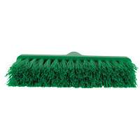 ColorCore Angle Head Broom, Medium Bristles, 10", Polypropylene, Green Sécurité Médic