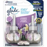 Glade&reg; PlugIns&reg; Scented Oil Refills, Lavender & Vanilla, Cartridge Sécurité Médic