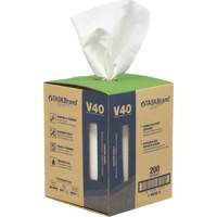 TaskBrand&reg; V40 Value Series Wipers, All-Purpose, 12" L x 10" W Sécurité Médic