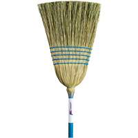 Balai de paille &agrave; usage l&eacute;ger pour int&eacute;rieur/ext&eacute;rieur, Cinq cordes, Manche Bois Sécurité Médic