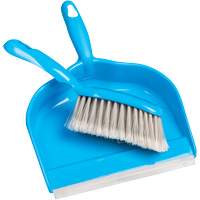 Brosse de comptoir avec porte-poussi&egrave;re, Plastique Sécurité Médic