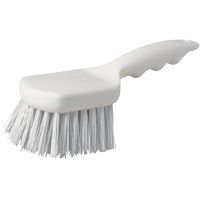 Short Handle Pot Brush, 9" L, Polypropylene Bristles, White Sécurité Médic