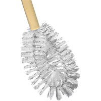 HD Toilet Brush with Wire Centre, 20" L, Polypropylene Bristles, Yellow Sécurité Médic