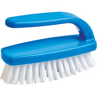 Nail Cleaning Brush, 4" L, Synthetic Bristles, Blue/White Sécurité Médic