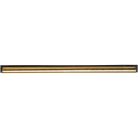 Window Squeegee Channel and Rubber, 22", Rubber, Brass Frame Sécurité Médic