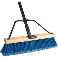 Ryno Push Broom with Braced Handle, 36", Fine, PVC Bristles Sécurité Médic