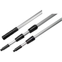 3-Piece Extension Handle, Aluminum, Telescopic, Threaded Taper Tip, 1" Diameter, 360" Length Sécurité Médic