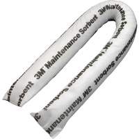 Maintenance Sorbent Mini-Boom, Universal, 4' L x 3" W, 15.6 gal Absorbancy Sécurité Médic