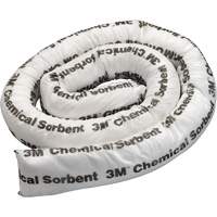 Chemical Sorbent Mini-Boom, Hazmat, 8' L x 3" W, 15.5 gal Absorbancy Sécurité Médic