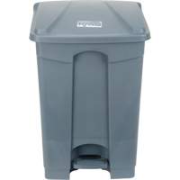 Poubelle &agrave; p&eacute;dale, Plastique, Capacit&eacute; 12 gal. US Sécurité Médic