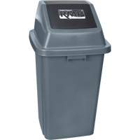 Poubelle, Plastique, 26 gal. US Sécurité Médic
