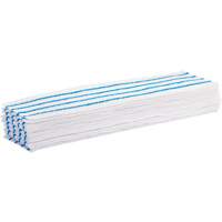 Disposable Mop Pad, Hook and Loop Style, Microfibre, 18" L x 4" W Sécurité Médic