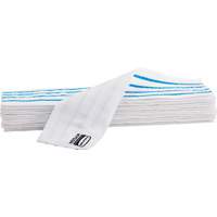 Disposable Mop Pad, Hook and Loop Style, Microfibre, 18" L x 4" W Sécurité Médic