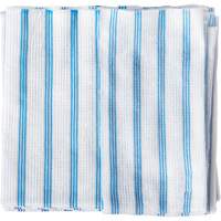 Chiffons jetables, Microfibre, Bleu/Blanc Sécurité Médic