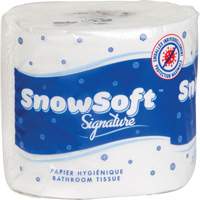 Papier hygi&eacute;nique de premi&egrave;re qualit&eacute; Snow Soft, 2 Pli, 600 Feuilles/Rouleu, Longueur 145', Blanc Sécurité Médic