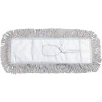 Dust Mop, Tie-On Style, Cotton, 18" L x 5" W Sécurité Médic