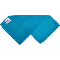 Chiffon de nettoyage, Microfibre, Bleu Sécurité Médic