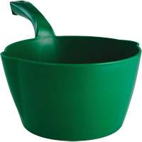 Round Bowl Scoop, Plastic, Green, 64 oz. Sécurité Médic