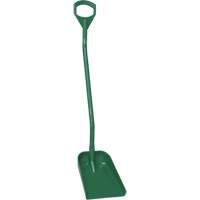 Pelle ergonomique &agrave; lame r&eacute;duite, Longueur de 50", Plastique, Vert Sécurité Médic