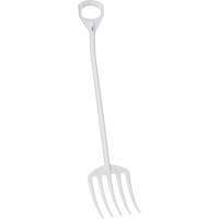 Fourche hygi&eacute;nique, Longueur de 49", Plastique, Blanc Sécurité Médic