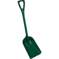 Pelle monobloc perceptible par d&eacute;tecteur de m&eacute;tal, Lame 10" x 14", Longueur de 37-1/2", Plastique, Vert Sécurité Médic