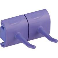 Double Hook Module for Hygienic Wall Bracket Sécurité Médic