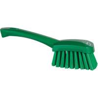 Short-Handled Washing Brush, Soft Bristles, 10-1/2" Long, Green Sécurité Médic