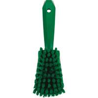 Short-Handled Washing Brush, Soft Bristles, 10-1/2" Long, Green Sécurité Médic