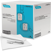 Pro Signature&reg; Dinner Napkins, 1 Ply, 15" x 15" Sécurité Médic