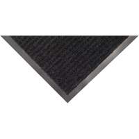 Twin Rib Matting, Wiper/Scraper, 2' x 3' x 1/4", Charcoal Sécurité Médic