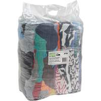 Chiffons fabriqu&eacute;s &agrave; partir de mat&eacute;riaux recycl&eacute;s, Coton, M&eacute;lange de couleurs, 25 lb Sécurité Médic