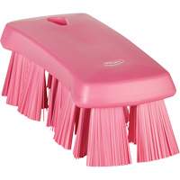UST Hand Brush, Stiff Bristles, 6-9/10" Long, Pink Sécurité Médic