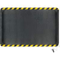 Hog Heaven Electrically Conductive Mat, 4' W x 6' L, 5/8" Thickness, Black/Yellow, Nitrile Sécurité Médic