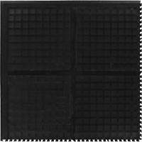 Hog Heaven III Comfort Modular Centre Tile, Corrugated, 3' x 3' x 3/4", Black, Nitrile Sécurité Médic