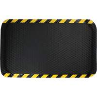 Hog Heaven Mat, Diamond, 3' x 5' x 5/8", Black/Yellow, Nitrile Sécurité Médic