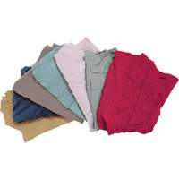Chiffons fabriqu&eacute;s &agrave; partir de mat&eacute;riaux recycl&eacute;s, Molleton, M&eacute;lange de couleurs, 10 lb Sécurité Médic