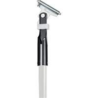 White Clipper Dust Mop Handle, Fibreglass, 1" Diameter, 60" Length Sécurité Médic