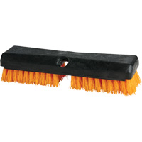 Cleaning Brush, 10" L, Polypropylene Bristles, Black/Red Sécurité Médic
