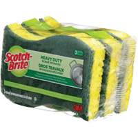 Scotch-Brite&reg; Heavy Duty Scrub Sponge, Scrubbing, 2-3/5" W x 4-2/5" L Sécurité Médic