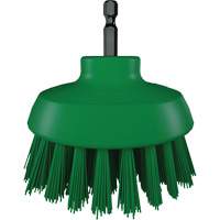 HyDrive Round Drill Brush, Extra Stiff Bristles, 3-1/10" Long, Green Sécurité Médic