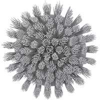 HyDrive Round Drill Brush, Extra Stiff Bristles, 3-1/10" Long, White Sécurité Médic