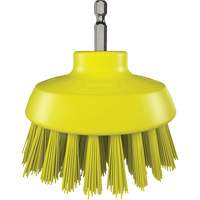 HyDrive Round Drill Brush, Extra Stiff Bristles, 3-1/10" Long, Yellow Sécurité Médic