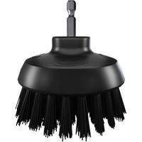 HyDrive Round Drill Brush, Extra Stiff Bristles, 3-1/10" Long, Black Sécurité Médic