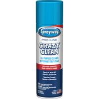 Nettoyant tout usage Pro Line Crazy Clean, 19 oz., Canette a&eacute;rosol Sécurité Médic