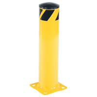 Safety Bollard, Steel, 24" H x 5-1/2" W, Yellow Sécurité Médic