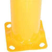Bollard, Steel, 42" H x 5-1/2" W, Yellow Sécurité Médic