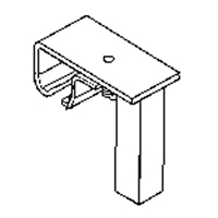 Track Bracket for Floor Support Hardware Sécurité Médic