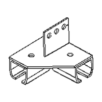 Beam Mount Curtain Partition 90° Corner Connector Sécurité Médic