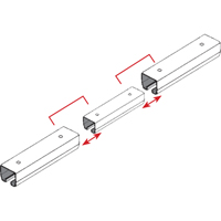 Curtain Partition Track Splicer Sécurité Médic